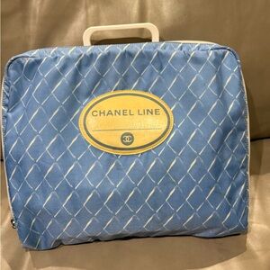 CHANEL Blue and Yellow Travel Bag